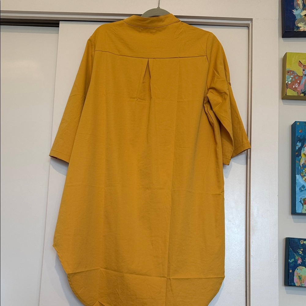 Amazon Golden High-Low Dress - Picture 3 of 4